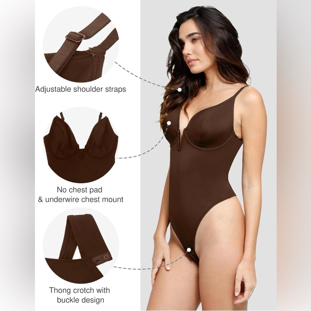 Popilush The Shapewear Bodysuits for Women - Tummy Control Shapewear - Picture 3 of 7
